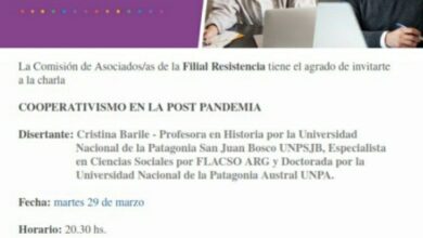 Photo of “Cooperativismo en la post pandemia”, charla virtual