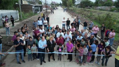 Photo of Inauguraron nuevas cuadras de pavimento en el barrio Juan de Garay