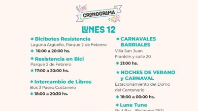 Photo of Las propuestas para disfrutar el carnaval este lunes en Resistencia