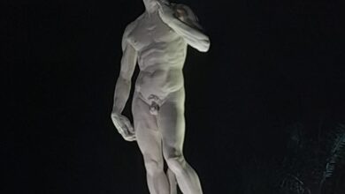 Photo of Inauguraron la réplica del David,  telón de la Bienal 2024