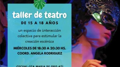 Photo of Brindarán un taller  de Teatro con Jóvenes  en el Cecual
